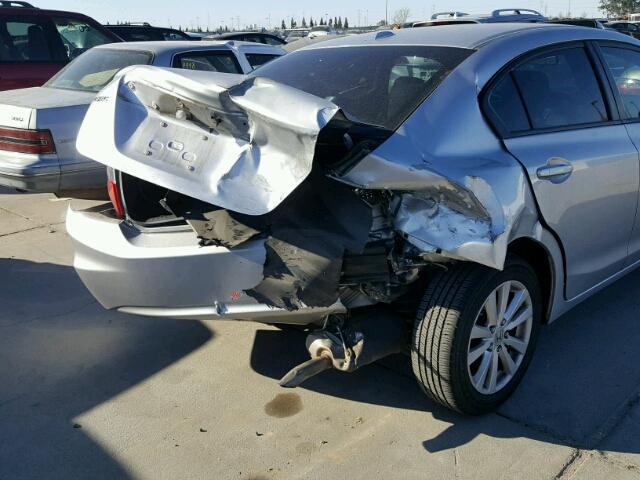 2HGFB2F97CH504505 - 2012 HONDA CIVIC EXL SILVER photo 9