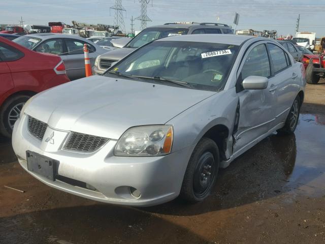 4A3AB36F85E017048 - 2005 MITSUBISHI GALANT ES SILVER photo 2