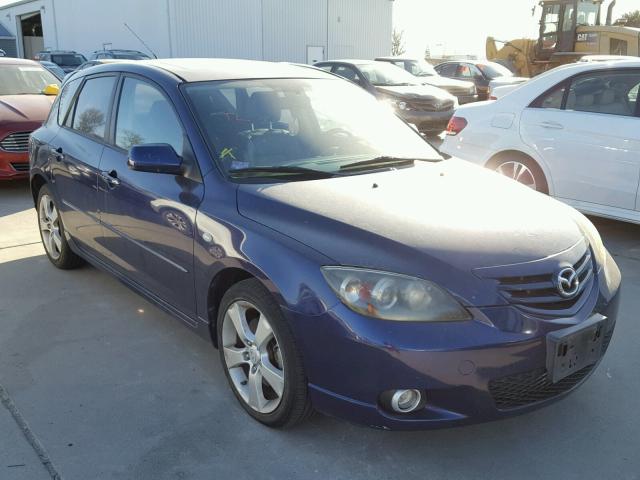 JM1BK343941132103 - 2004 MAZDA 3 HATCHBAC BLUE photo 1