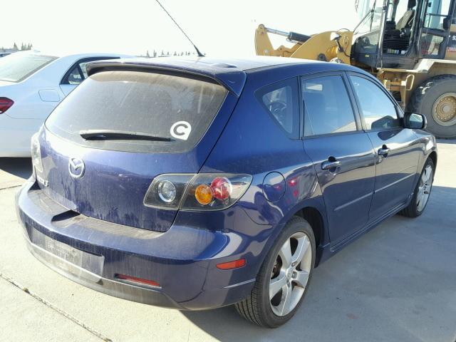 JM1BK343941132103 - 2004 MAZDA 3 HATCHBAC BLUE photo 4