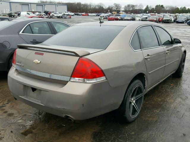 2G1WC581469241708 - 2006 CHEVROLET IMPALA LT GOLD photo 4