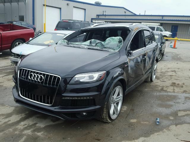 WA1DGAFEXDD012557 - 2013 AUDI Q7 PRESTIG BLACK photo 2