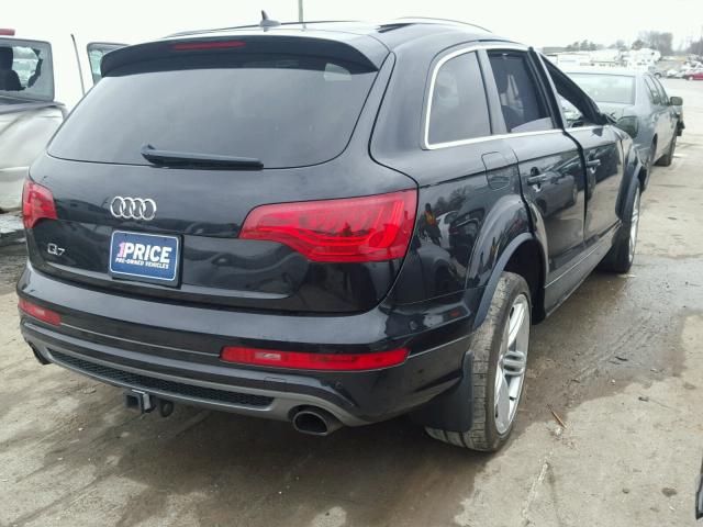 WA1DGAFEXDD012557 - 2013 AUDI Q7 PRESTIG BLACK photo 4