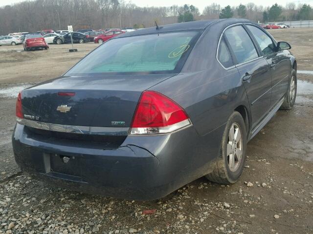 2G1WB5EK8A1200859 - 2010 CHEVROLET IMPALA LT GRAY photo 4