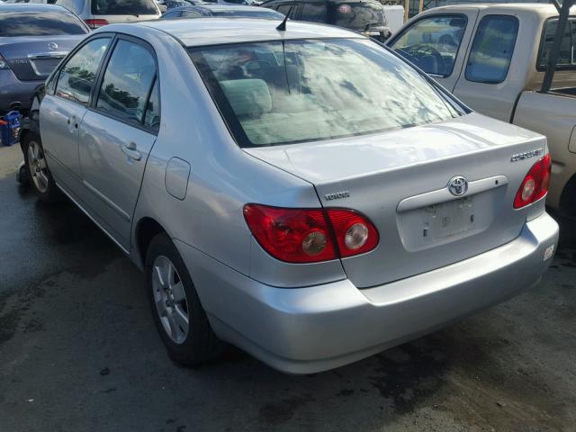 1NXBR30E07Z829290 - 2007 TOYOTA COROLLA CE SILVER photo 3