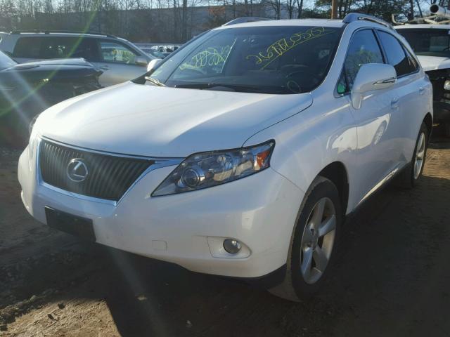 2T2BK1BA1AC044560 - 2010 LEXUS RX 350 WHITE photo 2