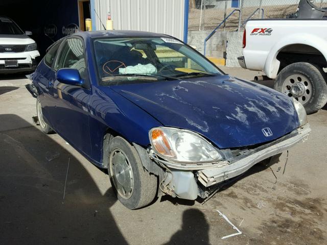 JHMZE13782T000772 - 2002 HONDA INSIGHT BLUE photo 1