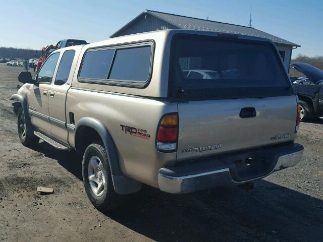 5TBBT44111S175259 - 2001 TOYOTA TUNDRA ACC TAN photo 3