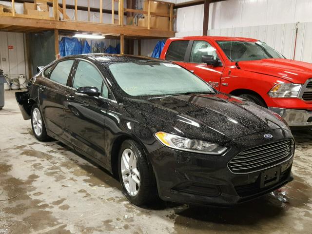 3FA6P0H73GR345109 - 2016 FORD FUSION SE BLACK photo 1