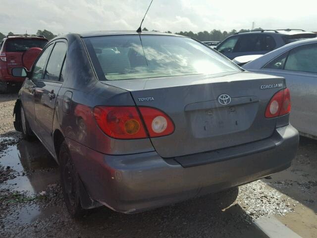 1NXBR30E47Z828269 - 2007 TOYOTA COROLLA CE CHARCOAL photo 3