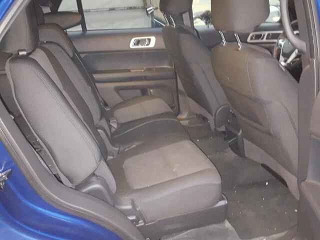 1FM5K8D87EGC11592 - 2014 FORD EXPLORER X BLUE photo 6