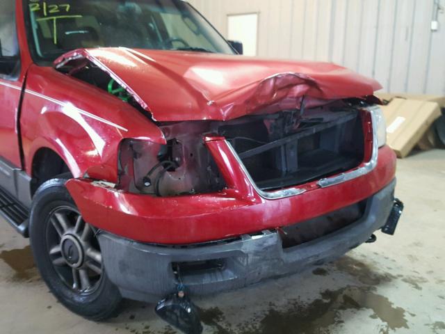 1FMPU16L73LA84326 - 2003 FORD EXPEDITION RED photo 9