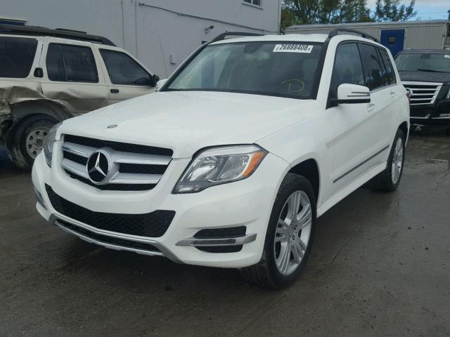 WDCGG5HB5FG347847 - 2015 MERCEDES-BENZ GLK 350 WHITE photo 2