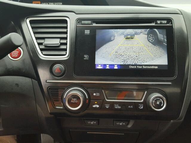 19XFB2F98FE015030 - 2015 HONDA CIVIC EXL WHITE photo 9