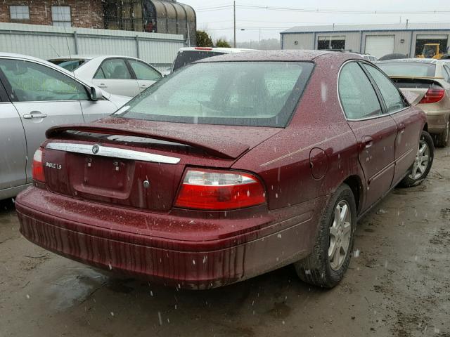 1MEHM55S84A617532 - 2004 MERCURY SABLE LS P MAROON photo 4