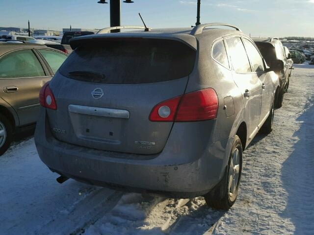 JN8AS5MV5DW135208 - 2013 NISSAN ROGUE S GRAY photo 4