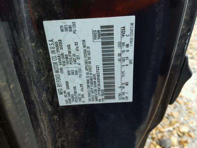 1FTRX18L0XNB27321 - 1999 FORD F150 أزرق صورة 10