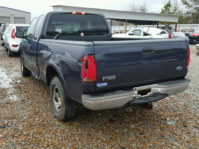 1FTRX18L0XNB27321 - 1999 FORD F150 أزرق صورة 3