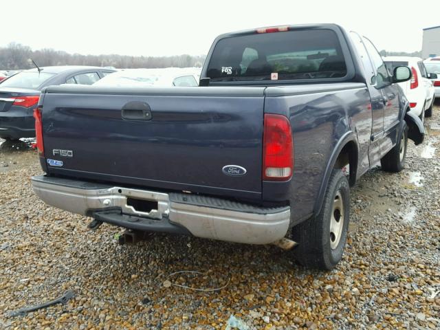 1FTRX18L0XNB27321 - 1999 FORD F150 BLUE photo 4