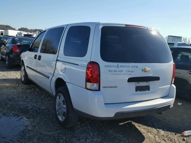 1GBDV13128D211660 - 2008 CHEVROLET UPLANDER I WHITE photo 3