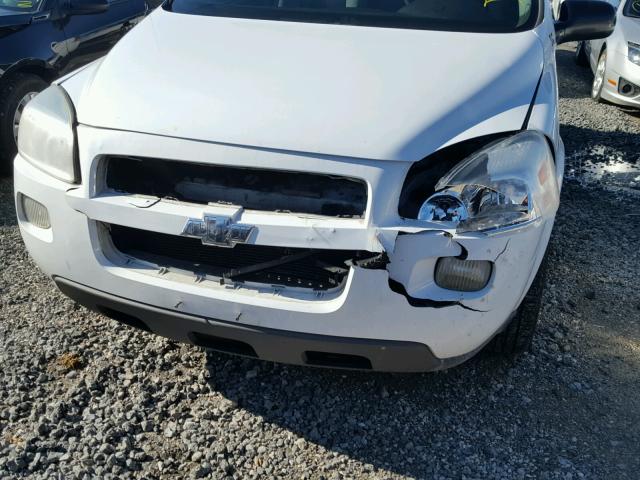 1GBDV13128D211660 - 2008 CHEVROLET UPLANDER I WHITE photo 9