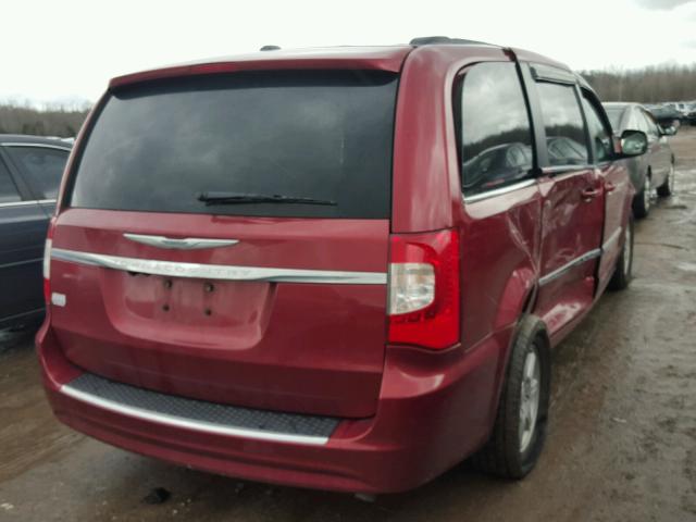 2C4RC1BG6CR170579 - 2012 CHRYSLER TOWN & COU RED photo 4