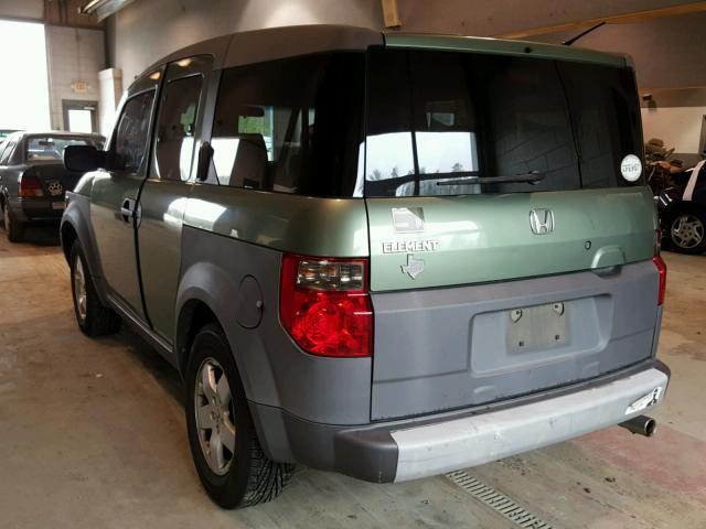 5J6YH18523L004307 - 2003 HONDA ELEMENT EX GREEN photo 3