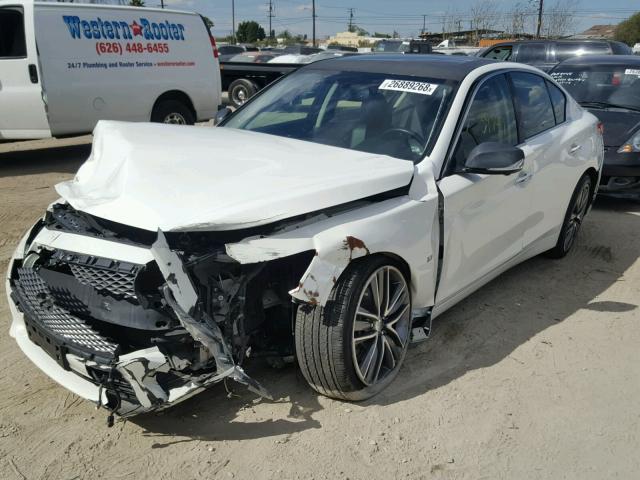 JN1BV7AR0EM683353 - 2014 INFINITI Q50 BASE Blanco foto 2