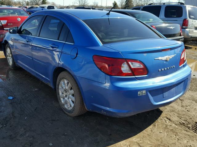 1C3LC46K57N554866 - 2007 CHRYSLER SEBRING BLUE photo 3