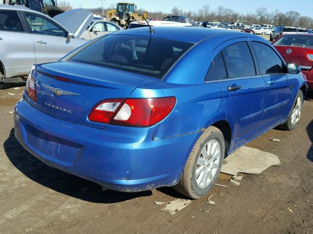 1C3LC46K57N554866 - 2007 CHRYSLER SEBRING BLUE photo 4