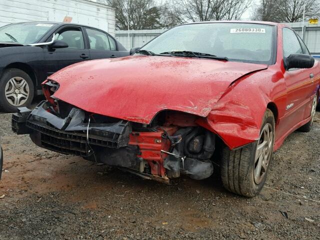 1G2JB124827115903 - 2002 PONTIAC SUNFIRE SE RED photo 9