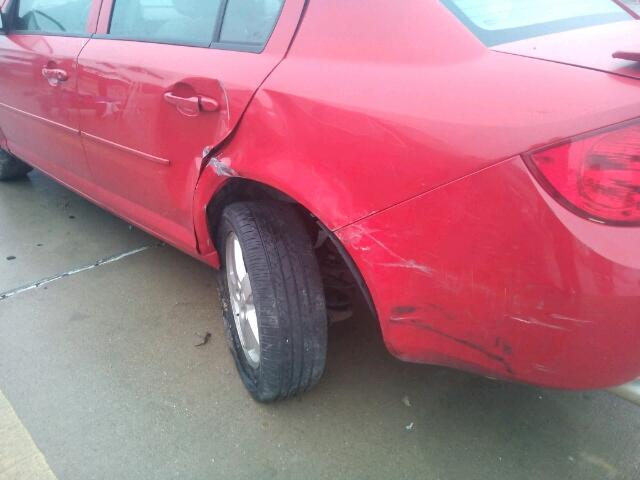 1G1AL58F487242416 - 2008 CHEVROLET COBALT LT RED photo 9