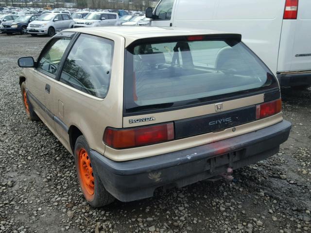 2HGED6348LH502882 - 1990 HONDA CIVIC GOLD photo 3