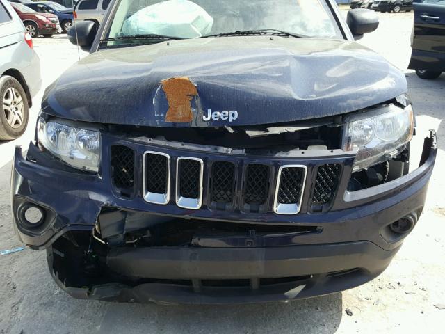 1C4NJDBB1GD686545 - 2016 JEEP COMPASS SP BLUE photo 9