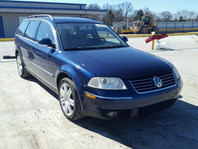 WVWCD63B45E148938 - 2005 VOLKSWAGEN PASSAT GLS BLUE photo 1