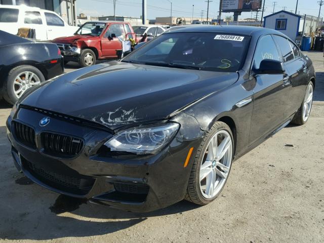 WBA6B2C51ED129062 - 2014 BMW 650 I BLACK photo 2