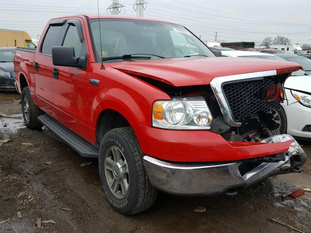 1FTPW14V28FB95469 - 2008 FORD F150 SUPER RED photo 1