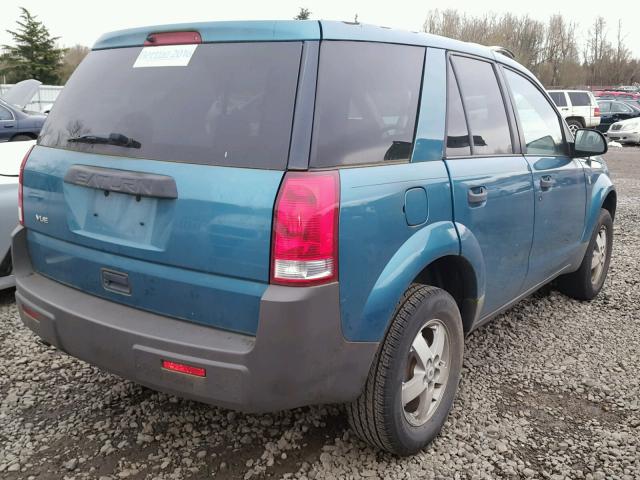 5GZCZ23D45S831525 - 2005 SATURN VUE BLUE photo 4