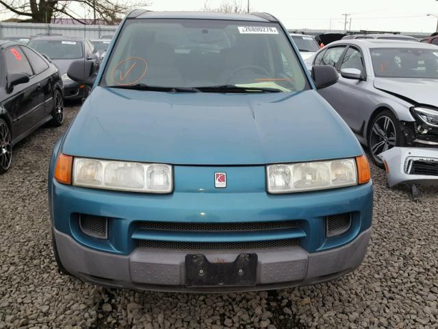 5GZCZ23D45S831525 - 2005 SATURN VUE BLUE photo 9