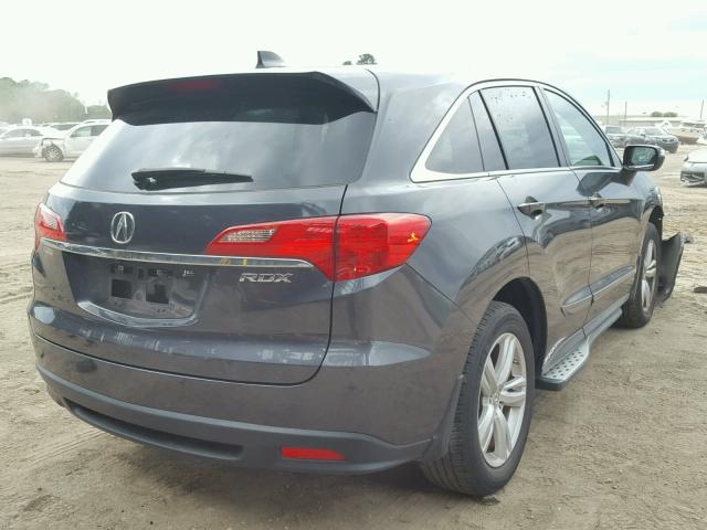 5J8TB3H39DL016078 - 2013 ACURA RDX BASE GRAY photo 4