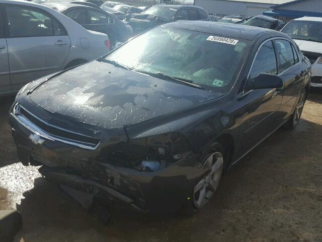 1G1ZC5E11BF327920 - 2011 CHEVROLET MALIBU 1LT BLACK photo 2