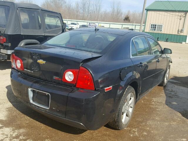 1G1ZC5E11BF327920 - 2011 CHEVROLET MALIBU 1LT BLACK photo 4