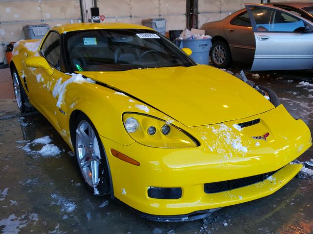 1G1YY26E765120263 - 2006 CHEVROLET CORVETTE Z YELLOW photo 1