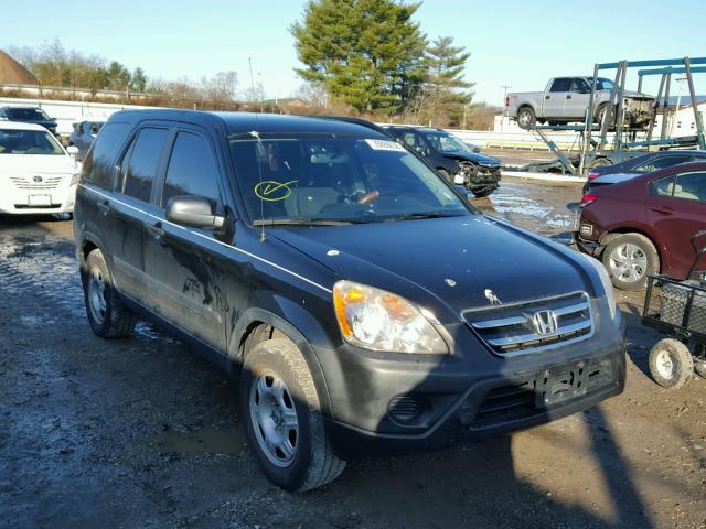 SHSRD78586U436389 - 2006 HONDA CR-V LX BLACK photo 1