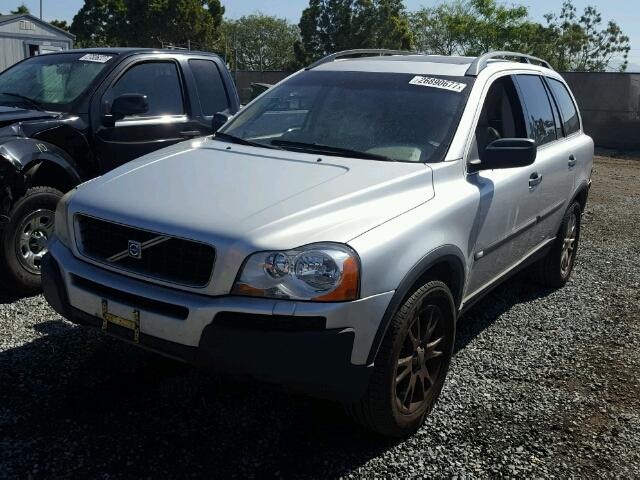 YV1CZ911551152690 - 2005 VOLVO XC90 T6 SILVER photo 2