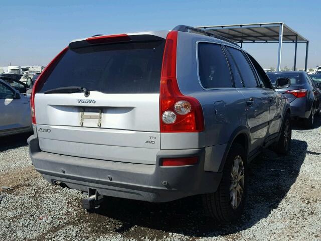 YV1CZ911551152690 - 2005 VOLVO XC90 T6 SILVER photo 4