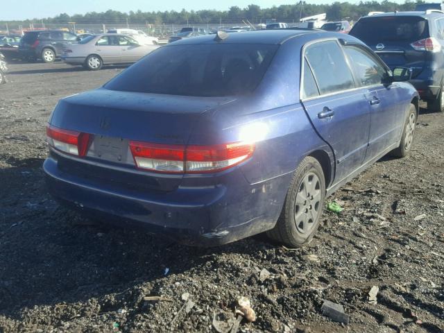 1HGCM563X4A061826 - 2004 HONDA ACCORD LX BLUE photo 4