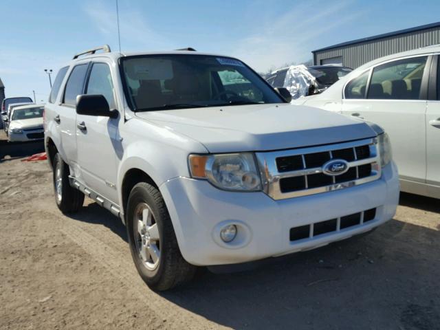 1FMCU93138KA66659 - 2008 FORD ESCAPE XLT WHITE photo 1