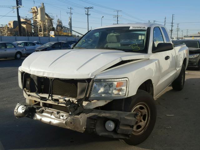 1D7RE2BK4BS537762 - 2011 DODGE DAKOTA ST WHITE photo 2