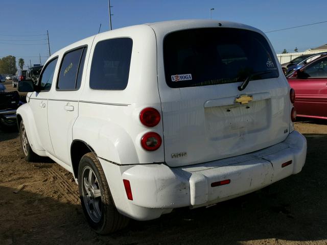 3GNDA13D88S583187 - 2008 CHEVROLET HHR LS WHITE photo 3